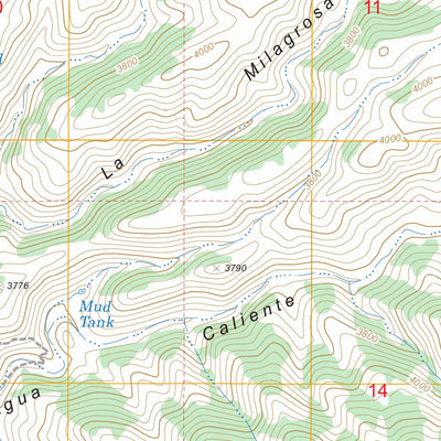 US Forest Service - Topo Agua Caliente Hill, AZ FSTopo Legacy digital map