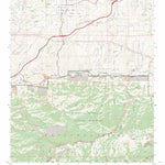 US Forest Service - Topo Agua Dulce, CA FSTopo Legacy digital map