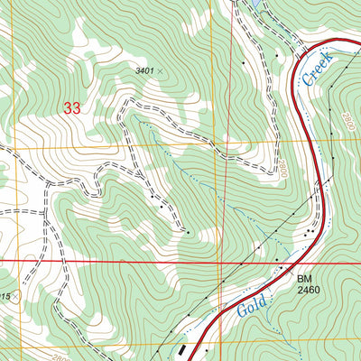 US Forest Service - Topo Ahwahnee, CA FSTopo Legacy digital map