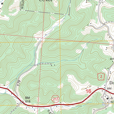 US Forest Service - Topo Aid, OH FSTopo Legacy digital map