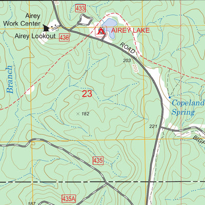 US Forest Service - Topo Airey, MS FSTopo Legacy digital map