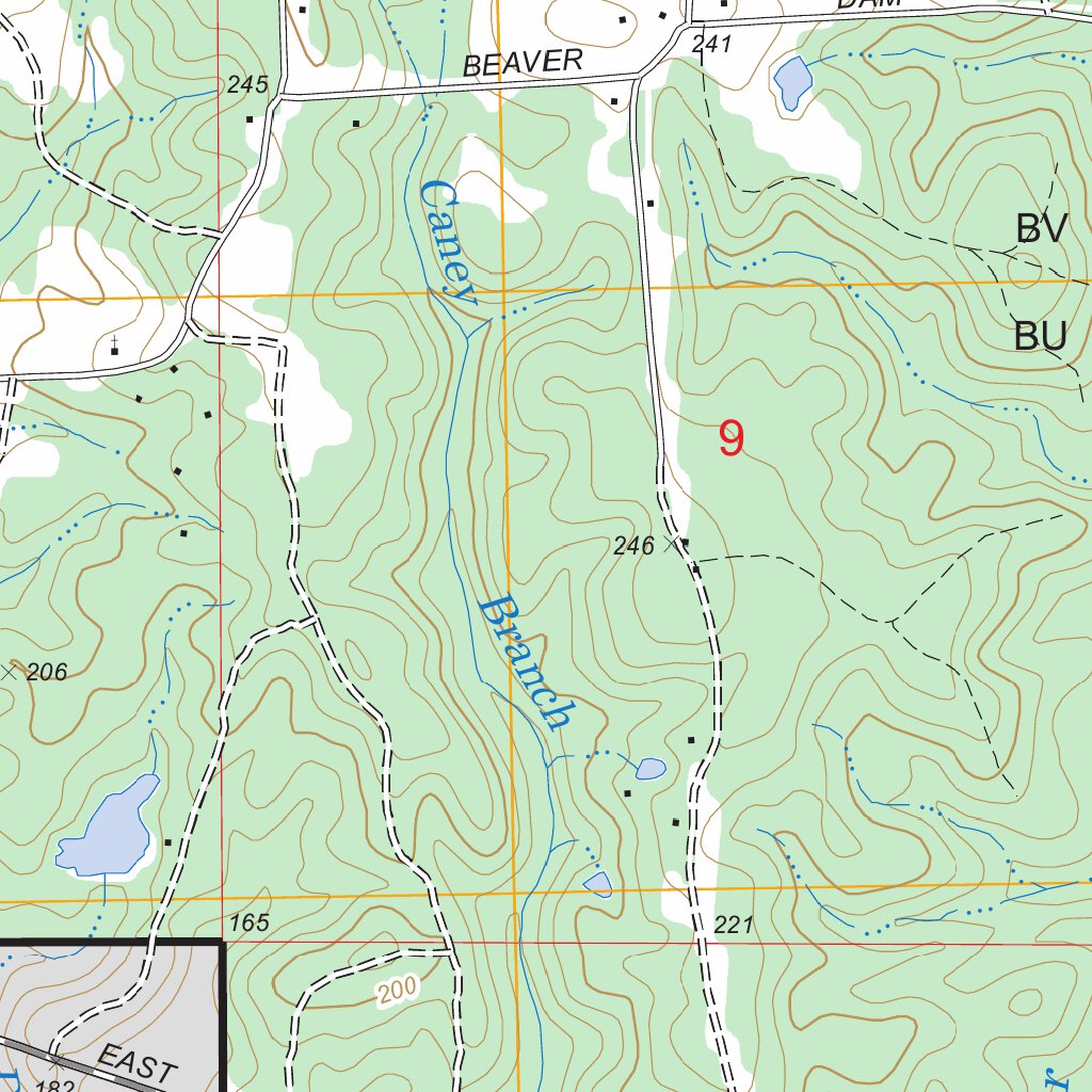 Airey, MS FSTopo Legacy Map by US Forest Service - Topo | Avenza Maps