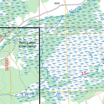 US Forest Service - Topo Ajax Ranch, MT FSTopo Legacy digital map
