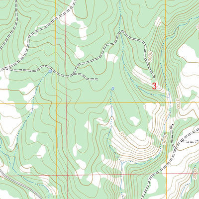US Forest Service - Topo Akers Butte, OR FSTopo Legacy digital map