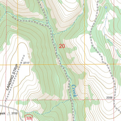 US Forest Service - Topo Akers Butte, OR FSTopo Legacy digital map