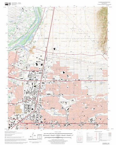 US Forest Service - Topo Alameda, NM FSTopo Legacy digital map