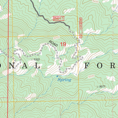 US Forest Service - Topo Alamo Mountain, CA FSTopo Legacy digital map