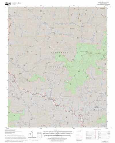 US Forest Service - Topo Alarka, NC FSTopo Legacy digital map