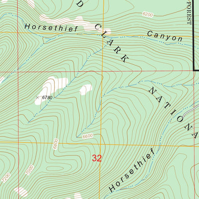 US Forest Service - Topo Alaska Bench, MT FSTopo Legacy digital map