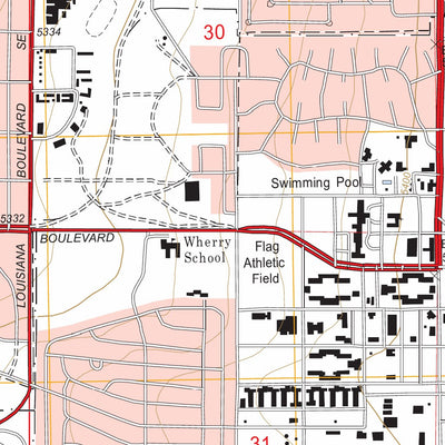 US Forest Service - Topo Albuquerque East, NM FSTopo Legacy digital map