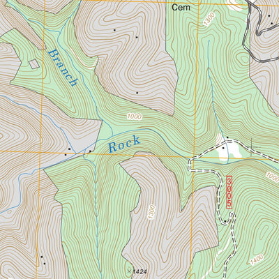 US Forest Service - Topo Alcorn, KY FSTopo Legacy digital map