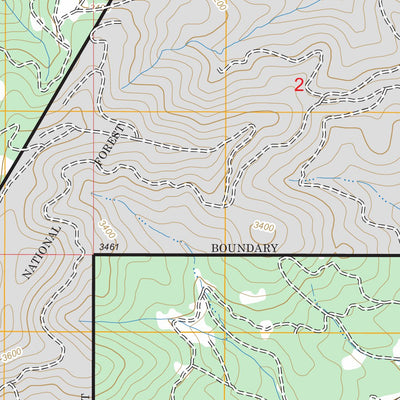 US Forest Service - Topo Alder Creek Flats, ID FSTopo Legacy digital map