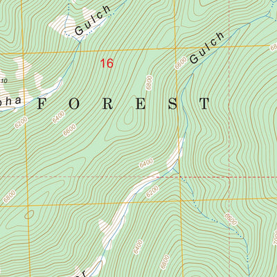 US Forest Service - Topo Alder Gulch, MT FSTopo Legacy digital map