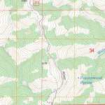 US Forest Service - Topo Alder Springs, CA FSTopo Legacy digital map