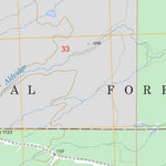 US Forest Service - Topo Aldridge Creek, MI FSTopo Legacy digital map
