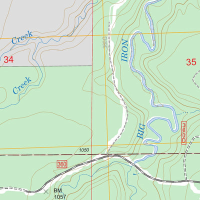 US Forest Service - Topo Aldridge Creek, MI FSTopo Legacy digital map