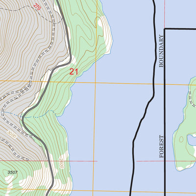 US Forest Service - Topo Alexander Mountain, MT FSTopo Legacy digital map