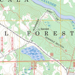US Forest Service - Topo Alexander Springs, FL FSTopo Legacy digital map