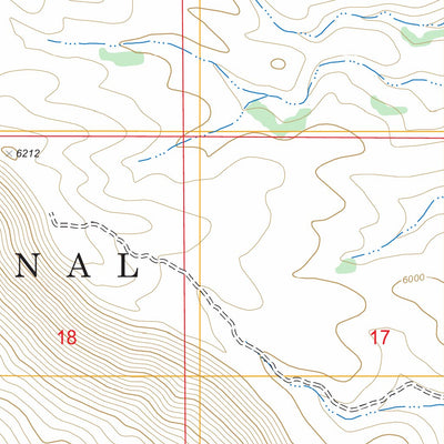 US Forest Service - Topo Algerita Canyon, NM FSTopo Legacy digital map