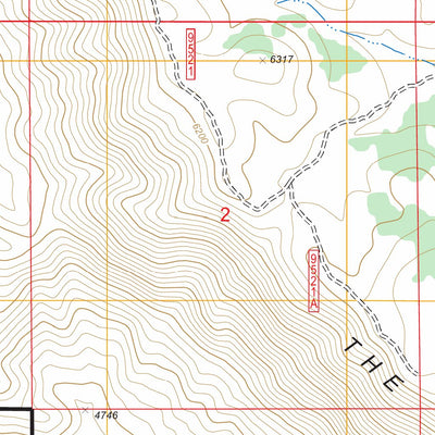US Forest Service - Topo Algerita Canyon, NM FSTopo Legacy digital map