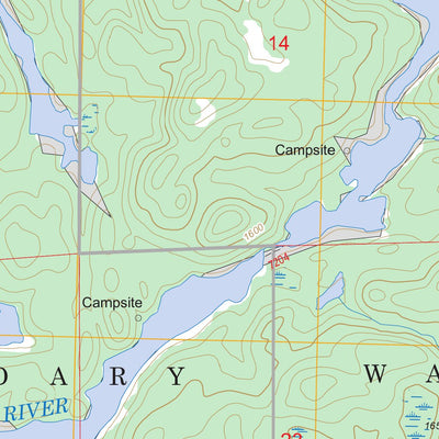 US Forest Service - Topo Alice Lake, MN FSTopo Legacy digital map