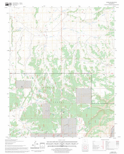 US Forest Service - Topo Alire, NM FSTopo Legacy digital map