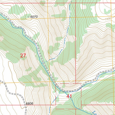 US Forest Service - Topo Allen Draw, WY FSTopo Legacy digital map
