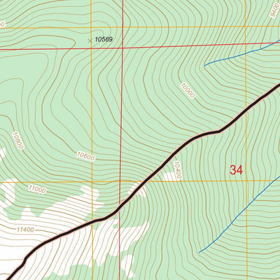 US Forest Service - Topo Allenspark, CO FSTopo Legacy digital map