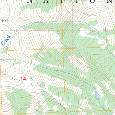 US Forest Service - Topo Allison Creek, ID FSTopo Legacy digital map