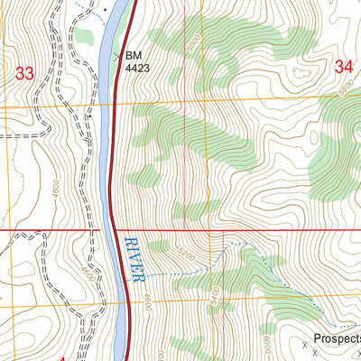 US Forest Service - Topo Allison Creek, ID FSTopo Legacy digital map