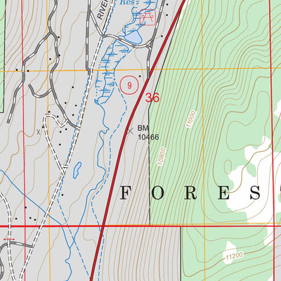 US Forest Service - Topo Alma, CO FSTopo Legacy digital map