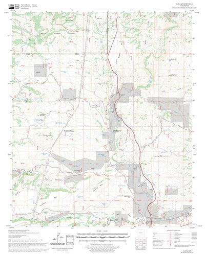 US Forest Service - Topo Alma, NM FSTopo Legacy digital map