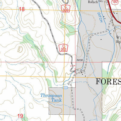 US Forest Service - Topo Alma, NM FSTopo Legacy digital map