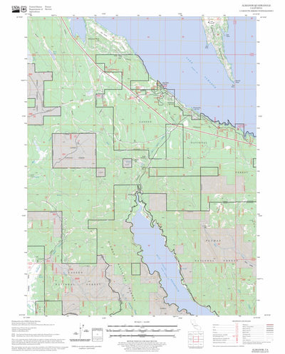 US Forest Service - Topo Almanor, CA FSTopo Legacy digital map