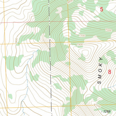 US Forest Service - Topo Almo, ID FSTopo Legacy digital map