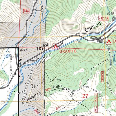 US Forest Service - Topo Almont, CO FSTopo Legacy digital map