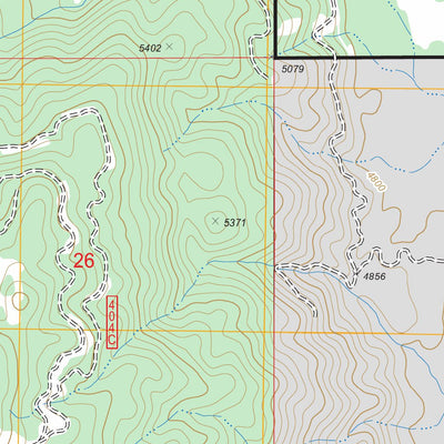 US Forest Service - Topo Alpha, ID FSTopo Legacy digital map