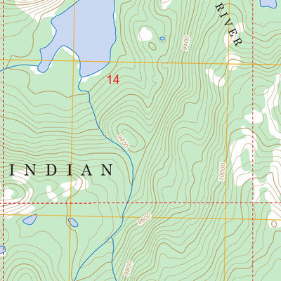 US Forest Service - Topo Alpine Lake, WY FSTopo Legacy digital map