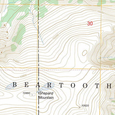 US Forest Service - Topo Alpine, MT FSTopo Legacy digital map