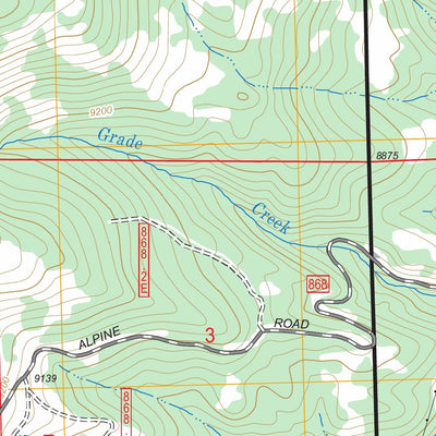 US Forest Service - Topo Alpine Plateau, CO FSTopo Legacy digital map