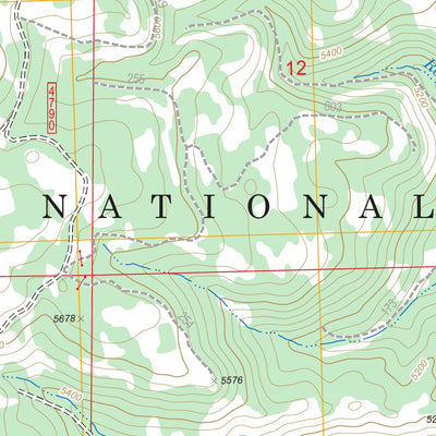US Forest Service - Topo Alsup Mountain, OR FSTopo Legacy digital map