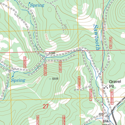 US Forest Service - Topo Alsup Mountain, OR FSTopo Legacy digital map