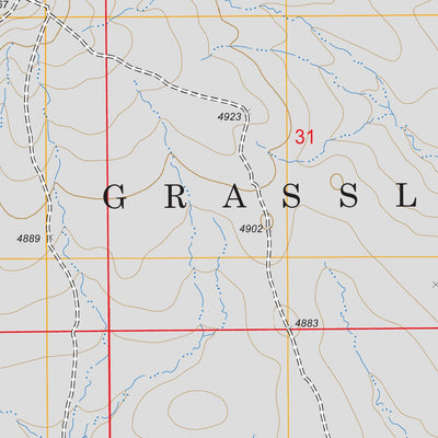 US Forest Service - Topo Alta Creek, WY FSTopo Legacy digital map