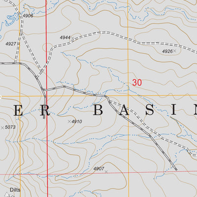 US Forest Service - Topo Alta Creek, WY FSTopo Legacy digital map