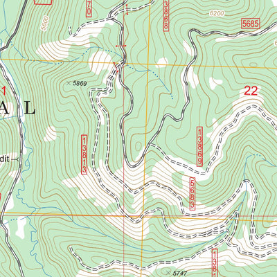 US Forest Service - Topo Alta, MT - ID FSTopo Legacy digital map