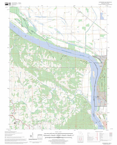 US Forest Service - Topo Altenburg, MO - IL FSTopo Legacy digital map