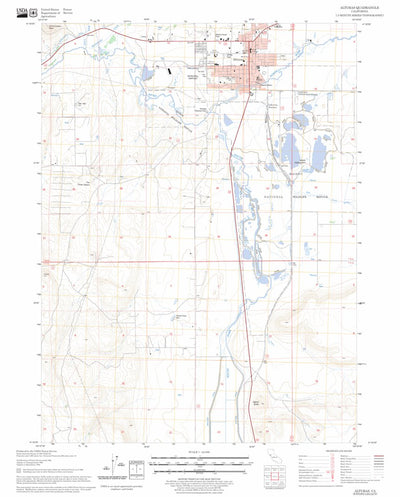 US Forest Service - Topo Alturas, CA FSTopo Legacy digital map