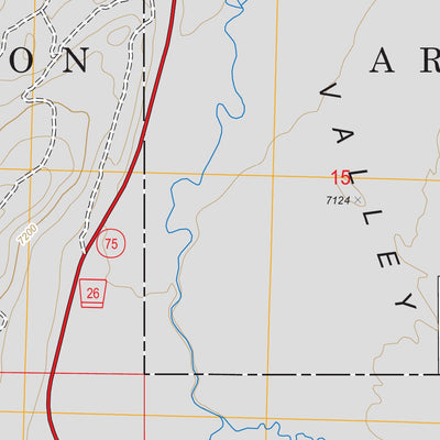 US Forest Service - Topo Alturas Lake, ID FSTopo Legacy digital map