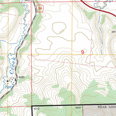 US Forest Service - Topo Alva, WY FSTopo Legacy digital map