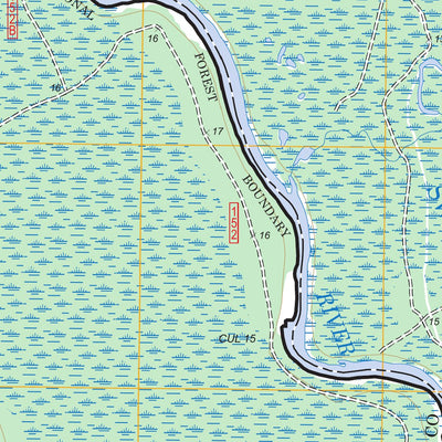 US Forest Service - Topo Alvin, SC FSTopo Legacy digital map